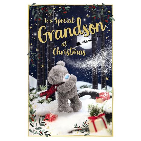 3D Holographic Grandson Me to You Bear Christmas Card £3.39